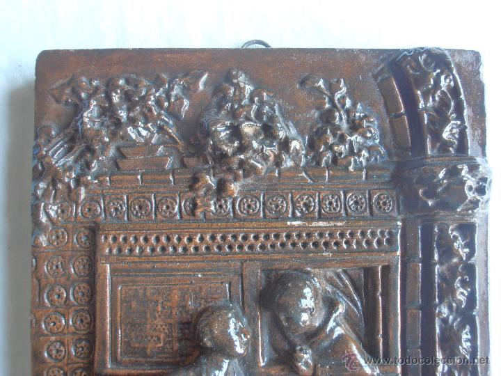 Vintage: ESCENA GALANTE EN BAJORRELIEVE - Foto 5
