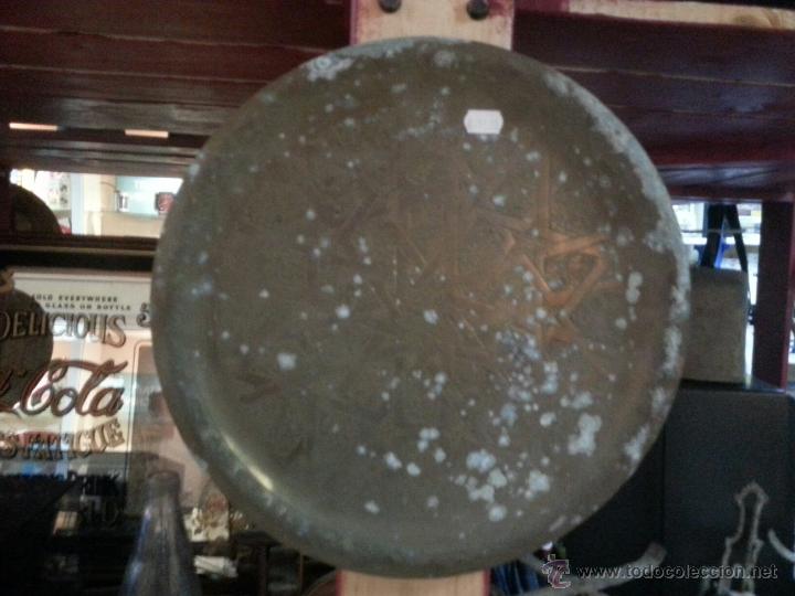 Vintage: ️ Bandeja de Tea de Metal &ndash; 30 cm de Di&aacute;metro - Foto 1