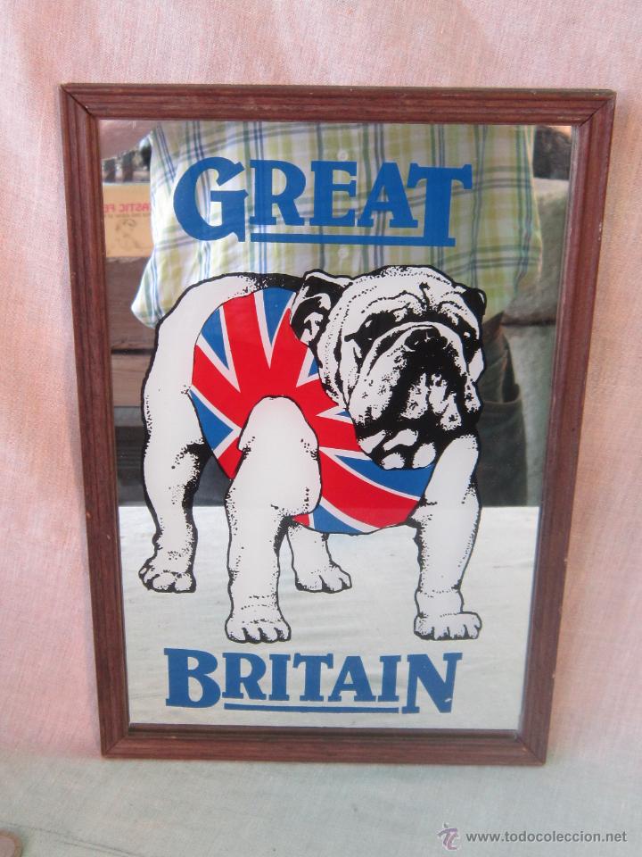 Vintage: CARTEL ESPEJO GREAT BRITAIN