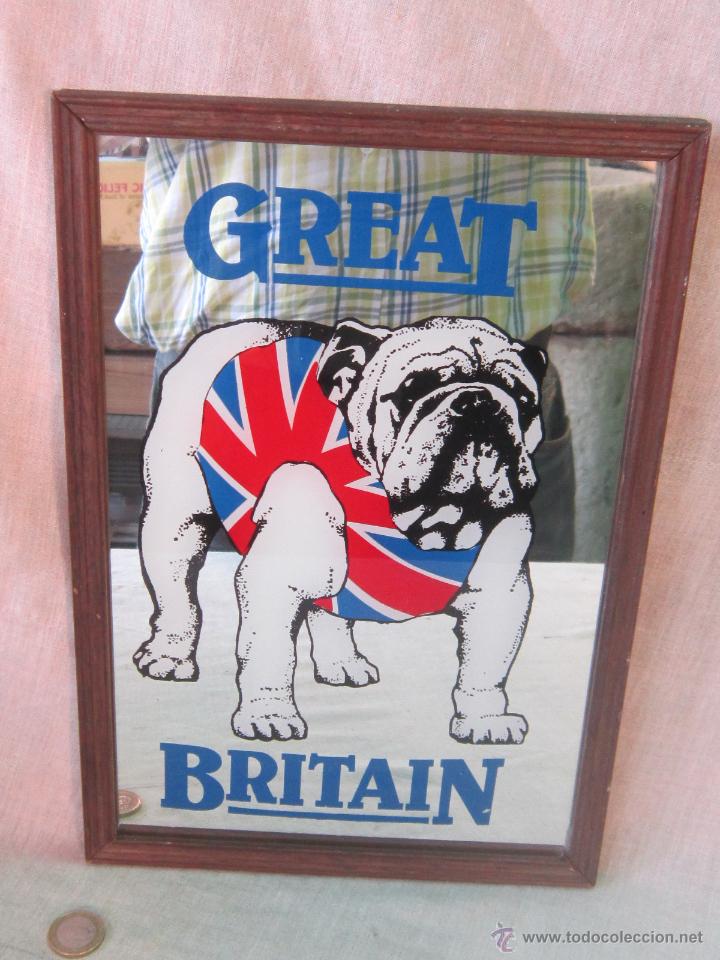 Vintage: CARTEL ESPEJO GREAT BRITAIN - Foto 2