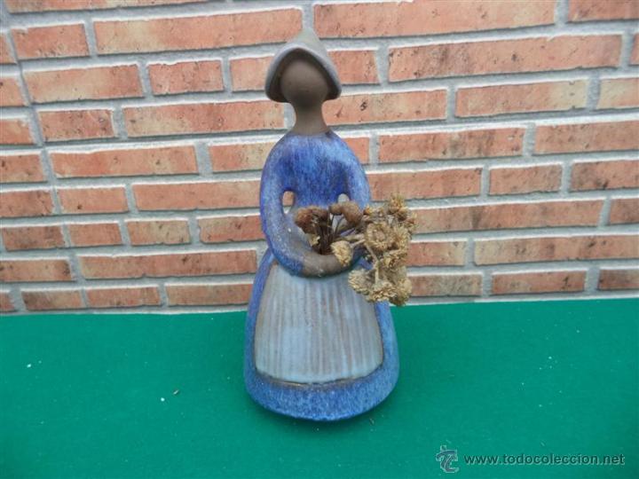 Vintage: figura de barro vidriado - Foto 1