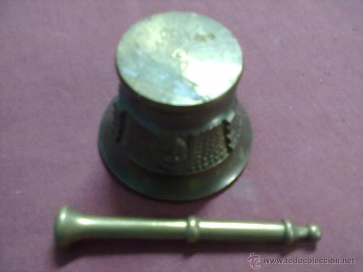 Vintage: PEQUE&Ntilde;O ALMIREZ CARAS BRONCE - Foto 3