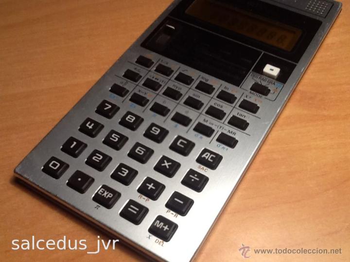 Vintage: Calculadora Cient&iacute;fica Casio FX-8000 Vintage Con Funda Funcionando Correctamente - Foto 5