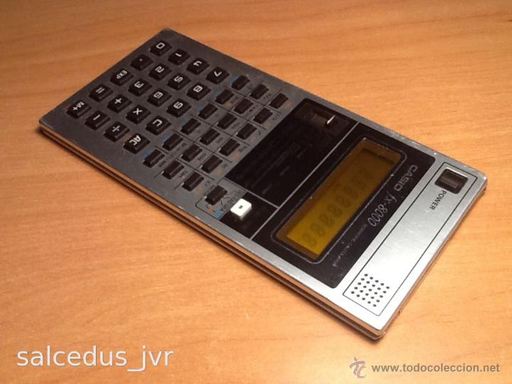 Vintage: Calculadora Cient&iacute;fica Casio FX-8000 Vintage Con Funda Funcionando Correctamente - Foto 6