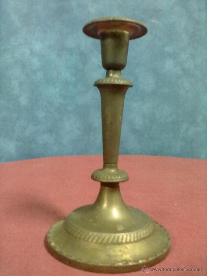 Vintage: CANDELERO UNA LUZ CANDELABRO - Foto 1