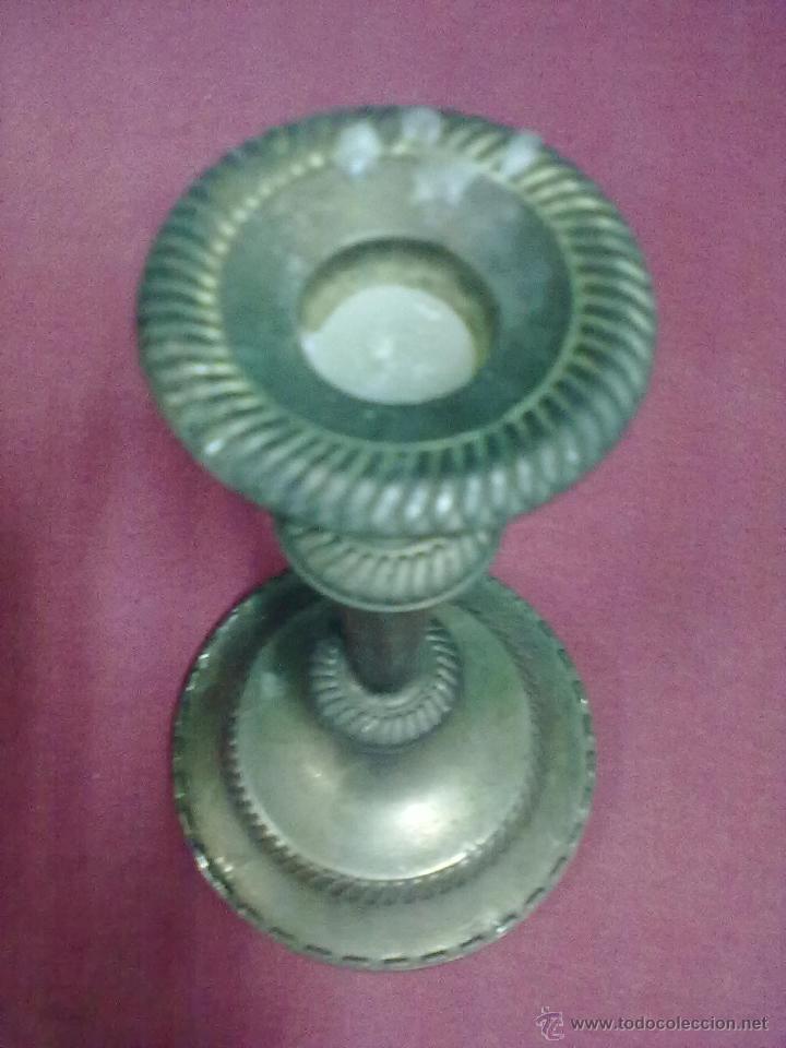 Vintage: CANDELERO UNA LUZ CANDELABRO - Foto 2