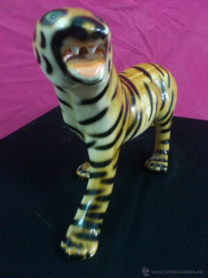 figura tigre vintage decoracion años 60/70 - Comprar en ...