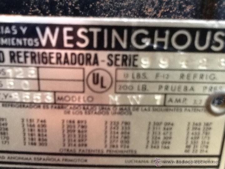 Vintage: Nevera westinghouse 140 x 73 -- funciona -- - Foto 6