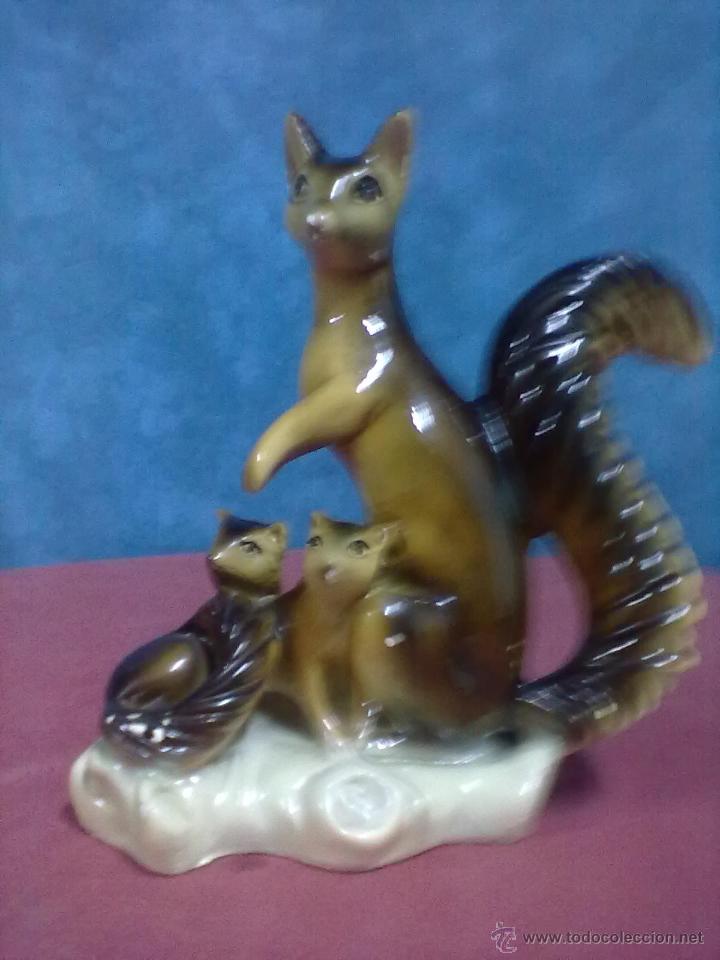 Vintage: FIGURA ARDILLAS ESCAYOLA PARA RETOCAR