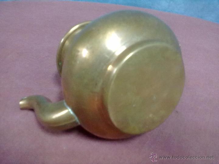 Vintage: PEQUE&Ntilde;A TETERA SIN TAPA DE COBRE - Foto 3
