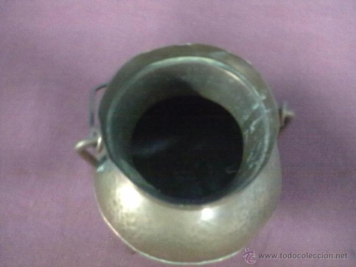 Vintage: PEQUE&Ntilde;A OLLA COBRE CON PATAS - Foto 3