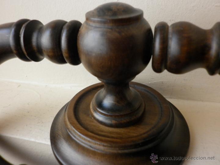 Vintage: PAREJA DE TOALLEROS DE MADERA - Foto 2