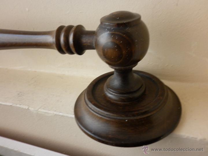 Vintage: PAREJA DE TOALLEROS DE MADERA - Foto 4