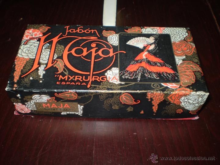 Vintage: CAJA DE PERFUME Y 2 JABONES MAJA - Foto 1