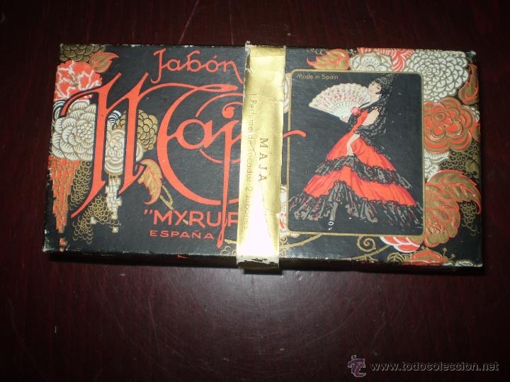 Vintage: CAJA DE PERFUME Y 2 JABONES MAJA - Foto 5