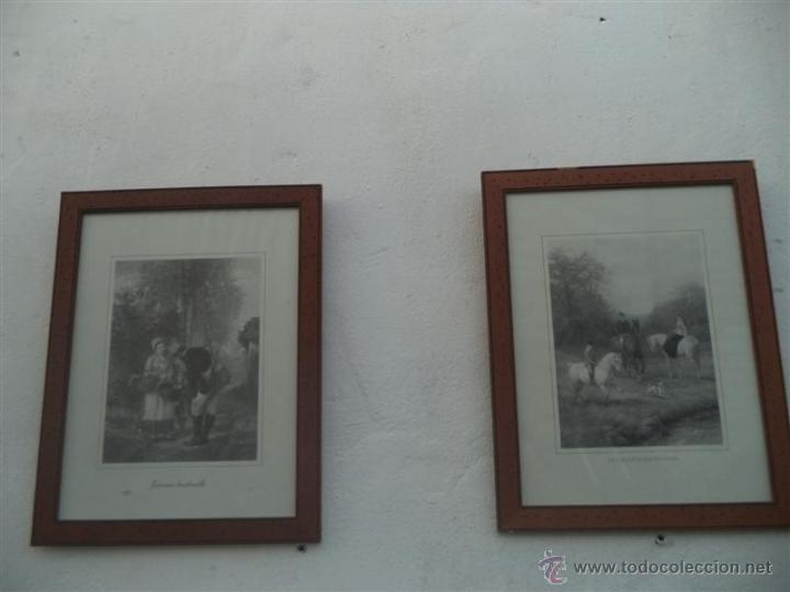 Vintage: 2 grabados de decoracion - Foto 1