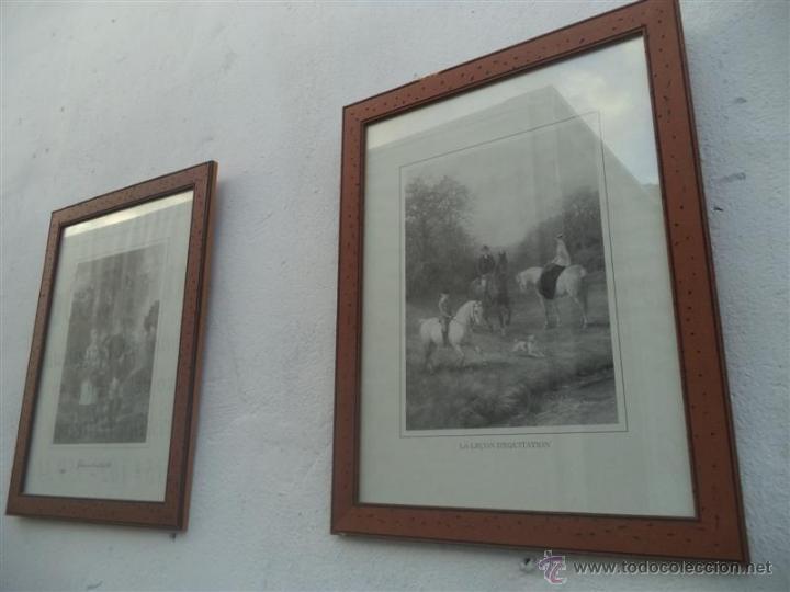Vintage: 2 grabados de decoracion - Foto 2