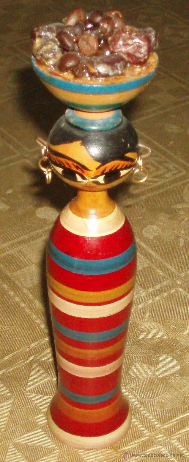 Vintage: mu&ntilde;eca de madera cubana se usaba para ritos - Foto 1
