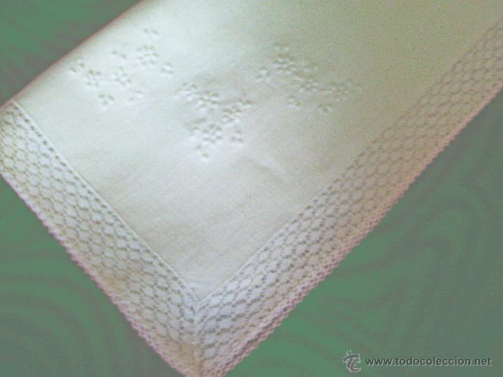 Vintage: MANTEL DE HILO DE LINO - Foto 4