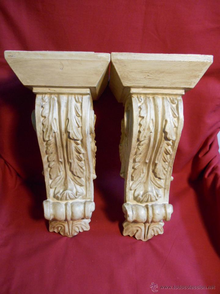 Vintage: SOPORTES DE DECORACION MADERA Y POLIETILENO.