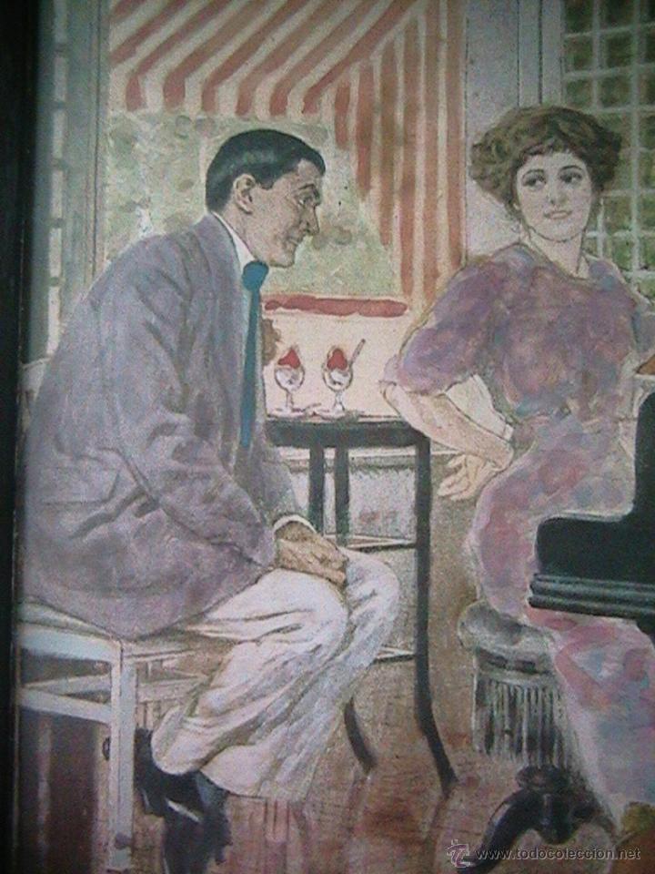 Vintage: piano cuadro rom&aacute;ntico - Foto 3
