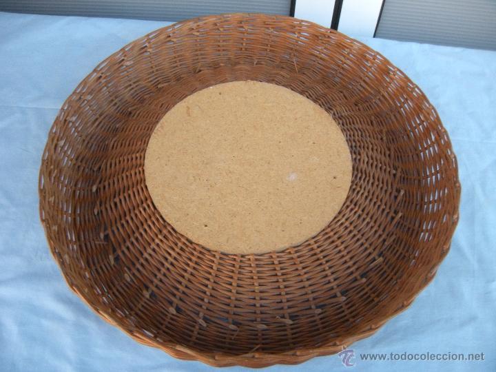 Vintage: ESPEJO REDONDO RATTAN - Foto 2