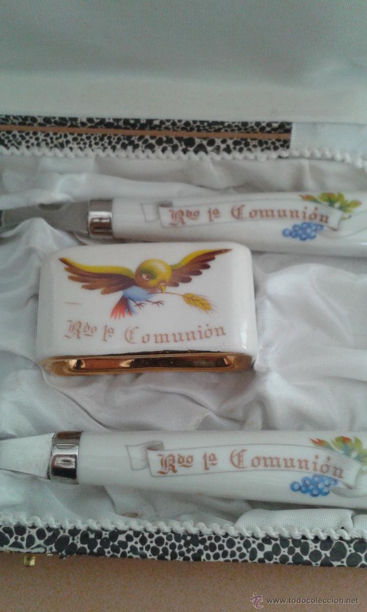 Vintage: ESTUCHE PRIMERA COMUNION - Foto 1