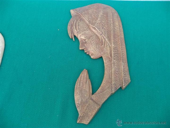 Vintage: figura de virgen resina - Foto 1