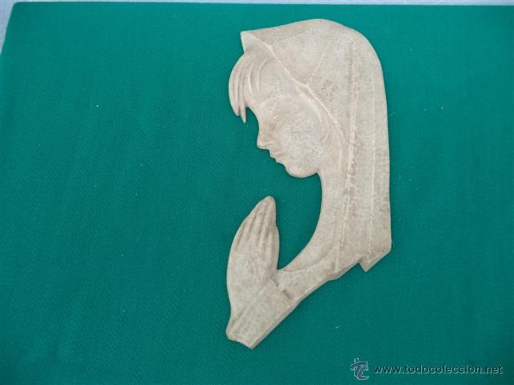 Vintage: figura de virgen de resina - Foto 1