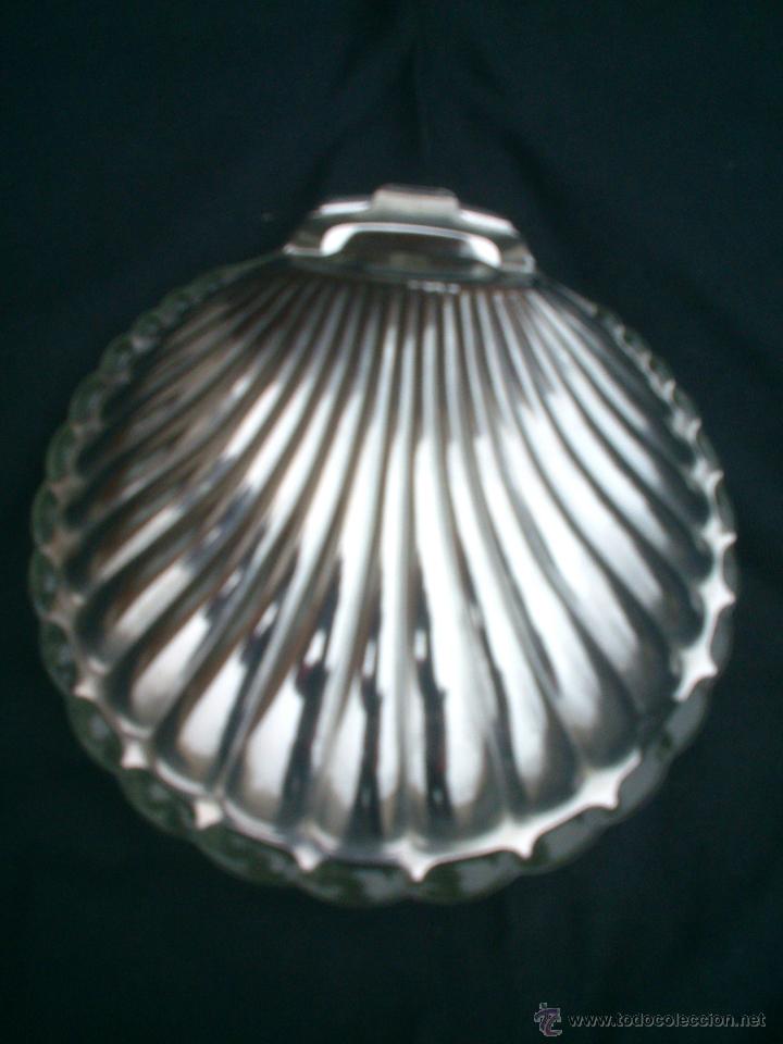 Vintage: ANTIGUA JABONERA EN FORMA DE CONCHA. - Foto 1
