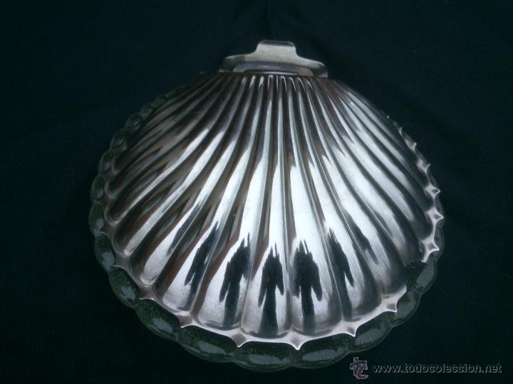 Vintage: ANTIGUA JABONERA EN FORMA DE CONCHA. - Foto 4