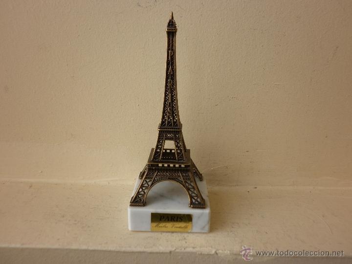 Vintage: PISAPAPELES VINTAGE DE LA TORRE EIFFEL - Foto 1