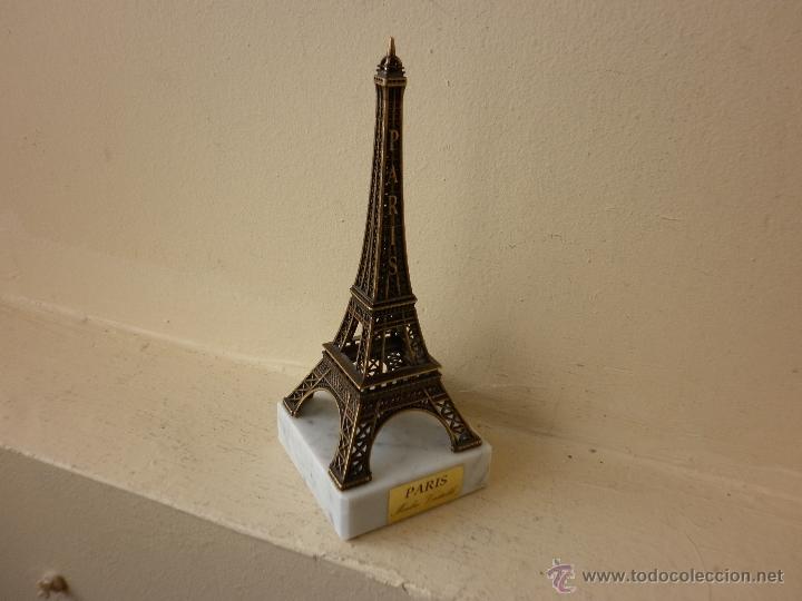 Vintage: PISAPAPELES VINTAGE DE LA TORRE EIFFEL - Foto 2