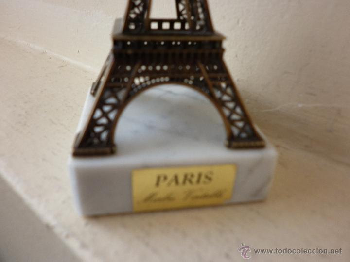 Vintage: PISAPAPELES VINTAGE DE LA TORRE EIFFEL - Foto 5