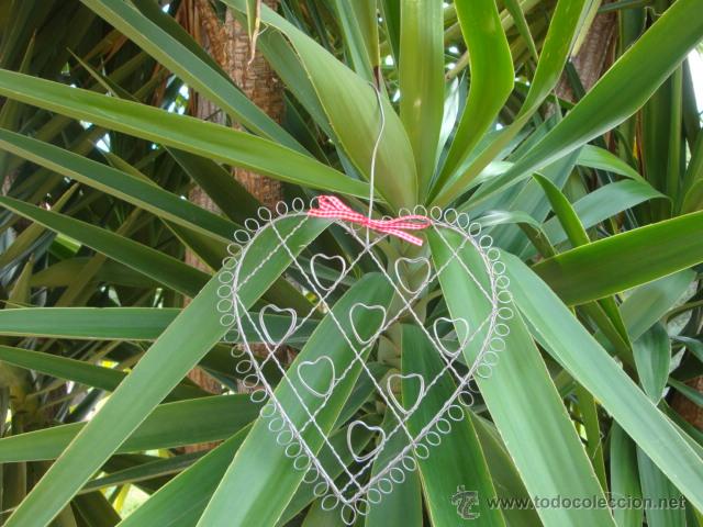 Vintage: Coraz&oacute;n de alambre decorativo - Foto 4