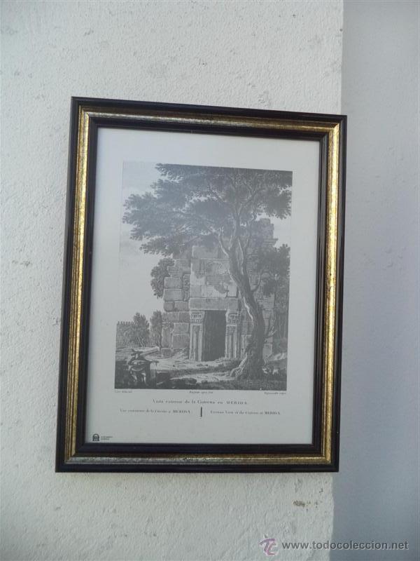 Vintage: cuadro grabado de merida - Foto 1
