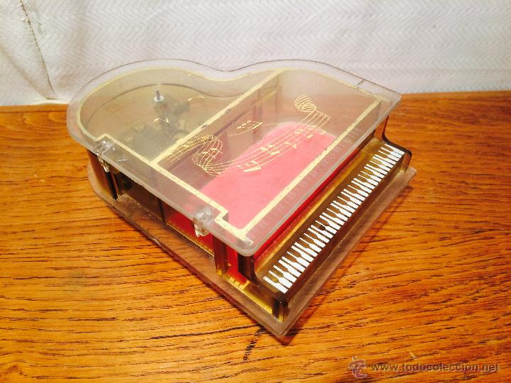 Vintage: JOYERO PIANO MUSICAL DE METACLILATO VINTAGE