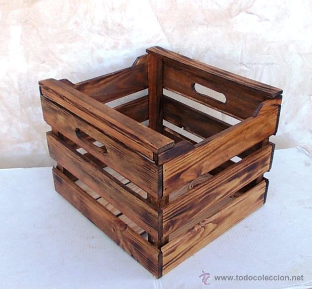 Vintage: caja de madera para fruta ,35 de ancho 30 alta y 30 de fondo, mue 365