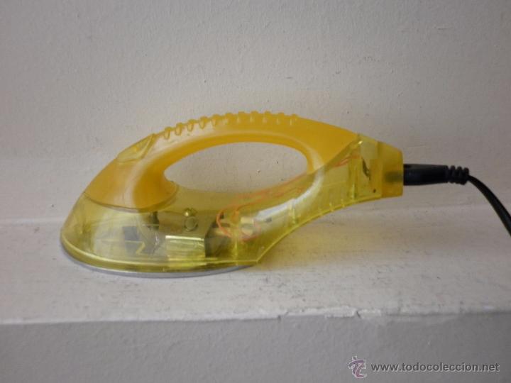 Vintage: CURIOSA PLANCHA DE VIAJE TRANSPARENTE FUNCIONA - Foto 1