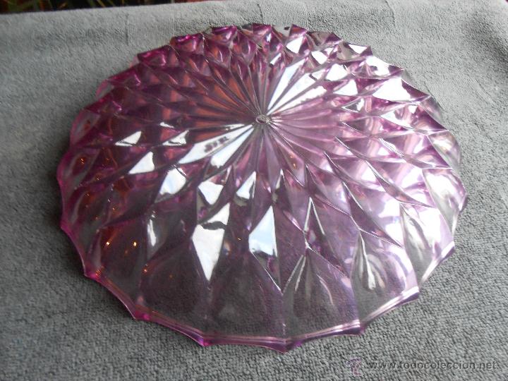 Vintage: FUENTE VINTAGE DE PLASTICO MORADO - Foto 4