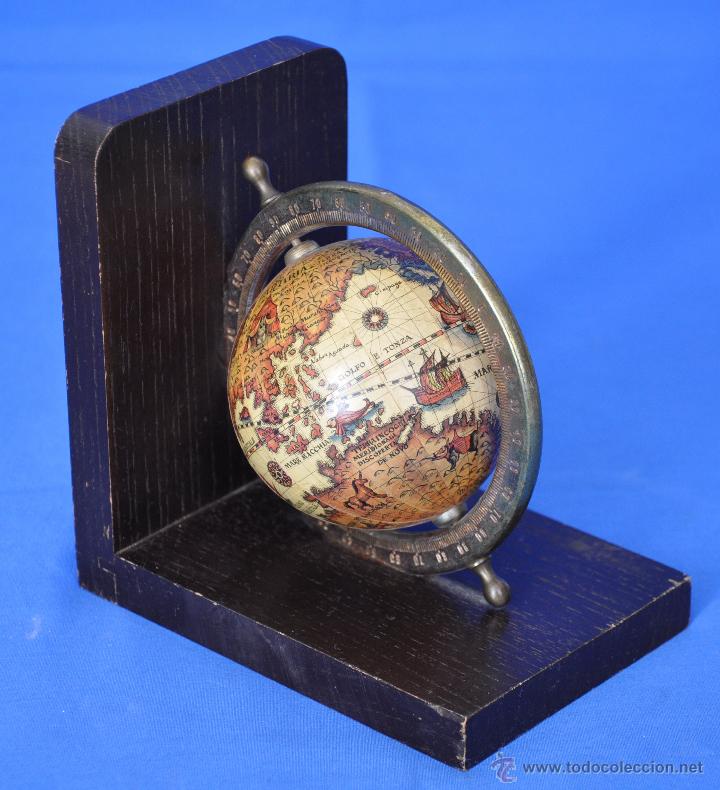 Vintage: Peque&ntilde;o globo terraqueo. - Foto 3