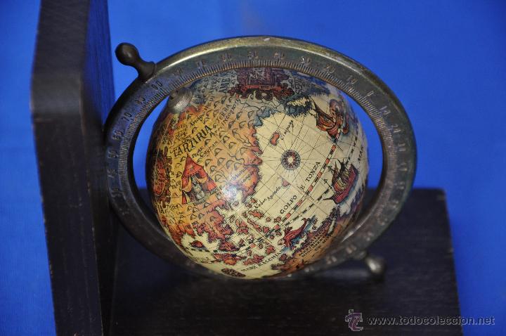 Vintage: Peque&ntilde;o globo terraqueo. - Foto 4