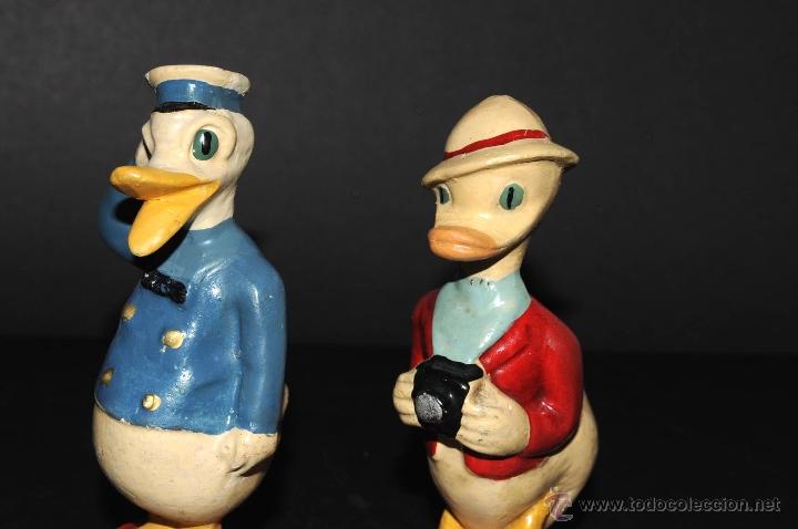 Vintage: PATO DONALD Y SOBRINO EN ESTUCO - Foto 5