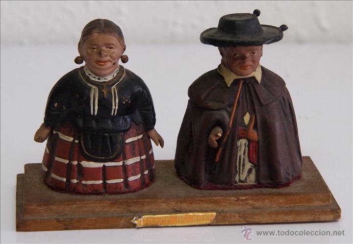 Vintage: Gigantillos de Burgos en barro cocido. Antiguos. Buena conservaci&oacute;n