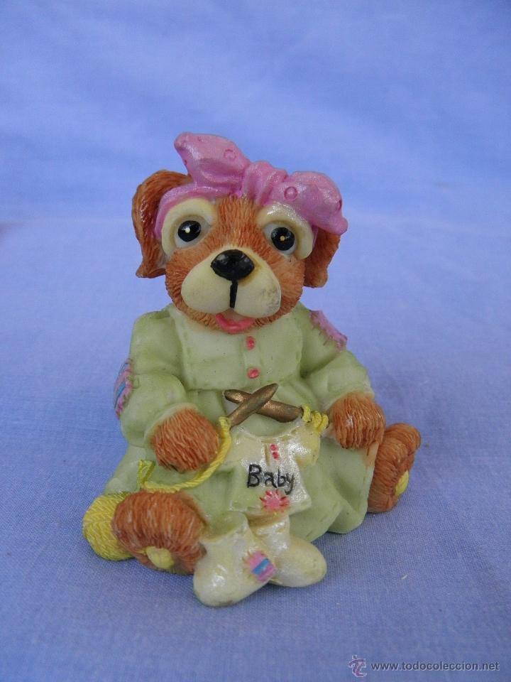 Vintage: Figura de resina Perrita - Foto 1
