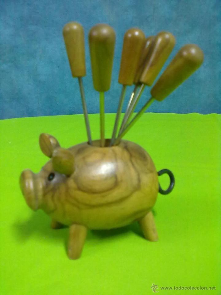Vintage: CERDO OLIVO PALILLERO - Foto 1