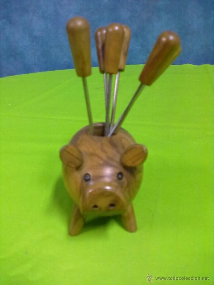 Vintage: CERDO OLIVO PALILLERO - Foto 2