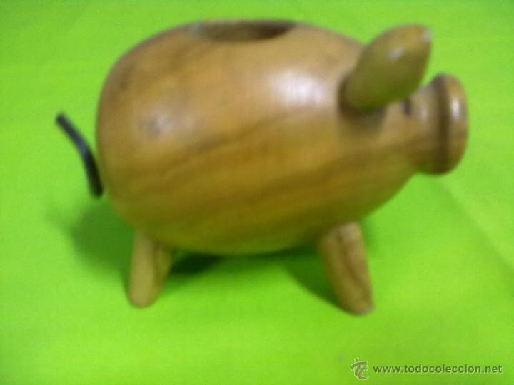 Vintage: CERDO PALILLERO DE OLIVO. - Foto 1