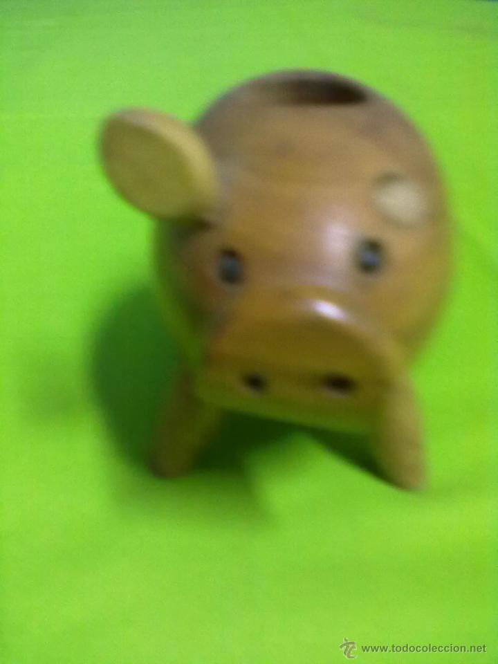 Vintage: CERDO PALILLERO DE OLIVO. - Foto 2