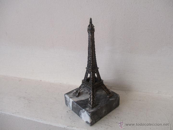 Vintage: PISAPAPELES VINTAGE DE LA TORRE EIFFEL - Foto 1